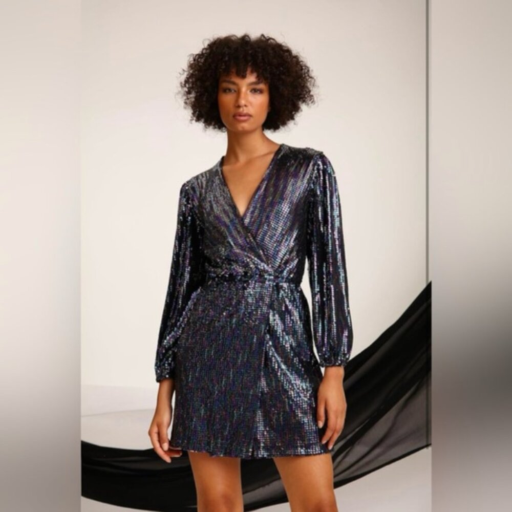 🏷️ NWT Donna Morgan Holiday Metallic Occasion Dress - Size 10